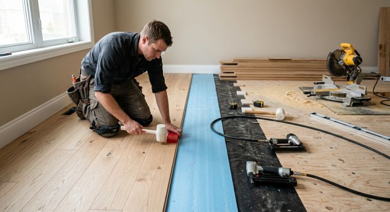 Wood Flooring Installation detail