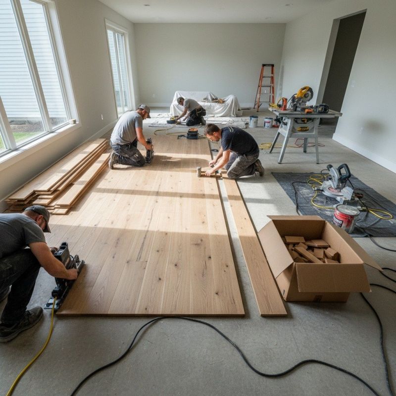What To Expect When Hiring Hardwood Floor Installation With Customer-Supplied Materials