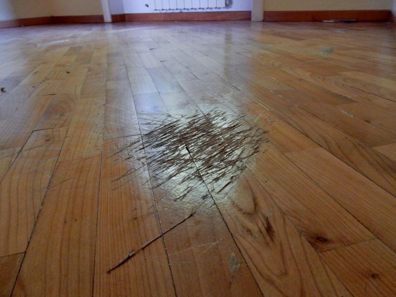 Wood Floor Scratch Removal