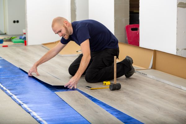 Vinyl Plank Floor Installation