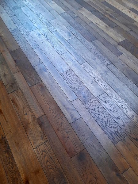 Oak Floor Staining Service